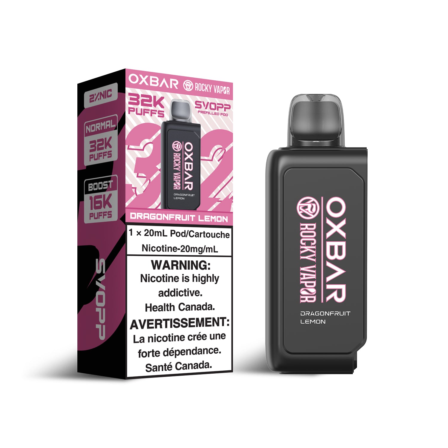 Svopp Rocky Vapor Oxbar32K