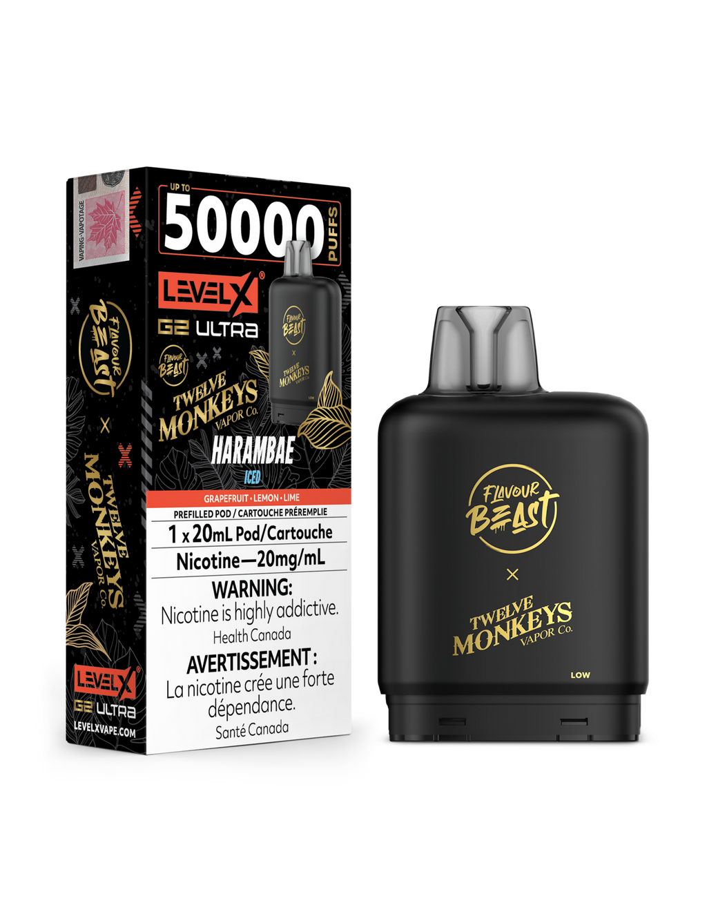 Flavour Beast x Twelve Monkeys Level X G2 Ultra 50k