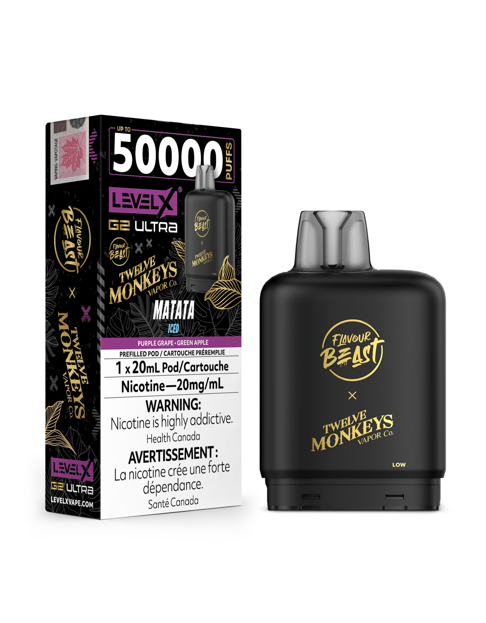 Flavour Beast x Twelve Monkeys Level X G2 Ultra 50k